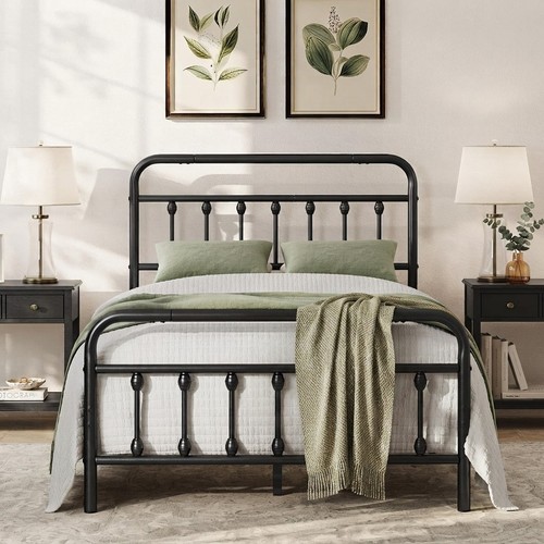 4ft metal platform bed - metal,