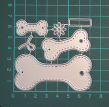 Bone Shaped Tag Die Set / Dog