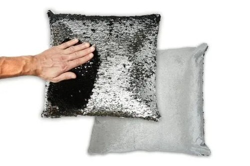 Two tone sequin cushion cover - two,