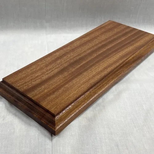 Solid mahognay display plinth - mahognay,