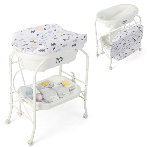 Baby changing table with - table,