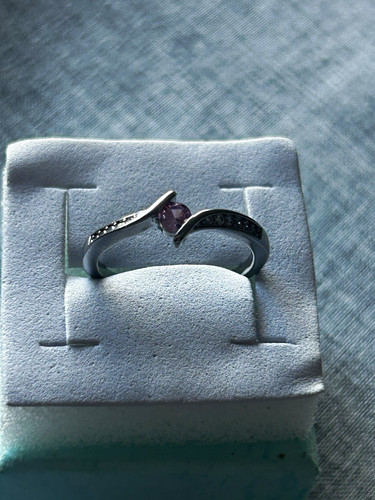Sterling silver 925 amethyst - silver,
