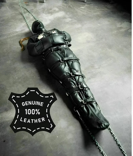 Handmade leather sleepsack - leather,