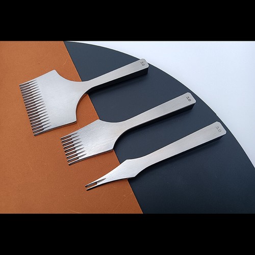 Leather craft hexagon pricking - leather,