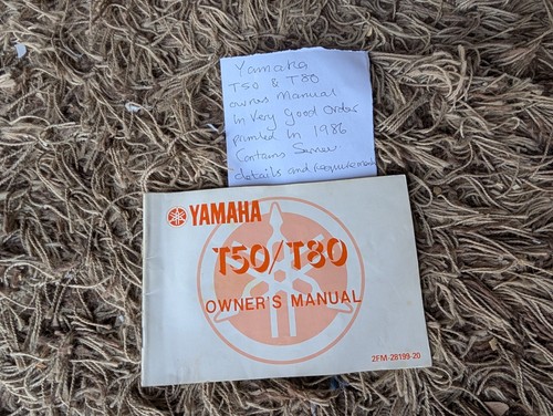 Yamaha t50 t80 owners manual - yamaha, /