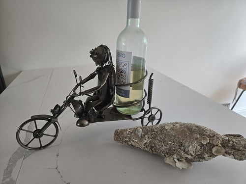 Vintage metal wine - metal,