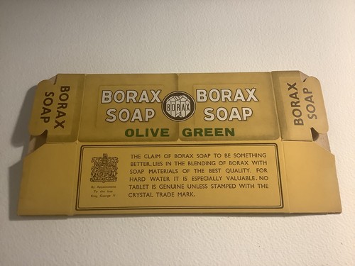 Vintage borax soap - borax,