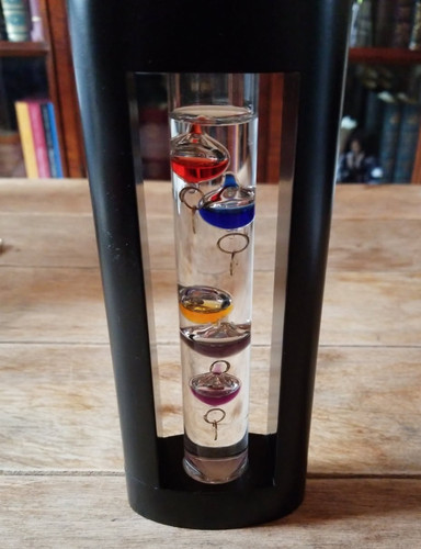 Galileo thermometer new - thermometer, old