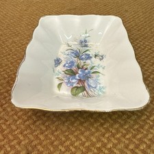 Pall Mall Ware ‘Forget Me Not’ Hilt Edged Trinket Dish 12.5cm x 7.5cm