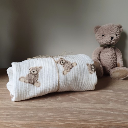 Muslin cot fitted sheet - muslin,