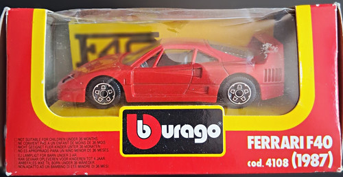 Burago ferrari f40 43 - ferrari, 1/43