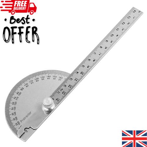 Stainless steel angle ruler - stainless,