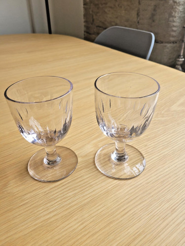 Victorian wine glasses c1860 - victorian,