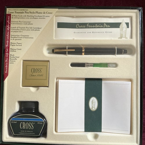 Bnib cross fountain - cross, pen,