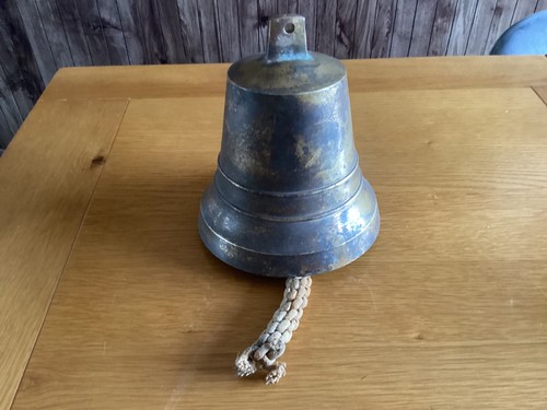 Vintage bronze bell bar - , pub