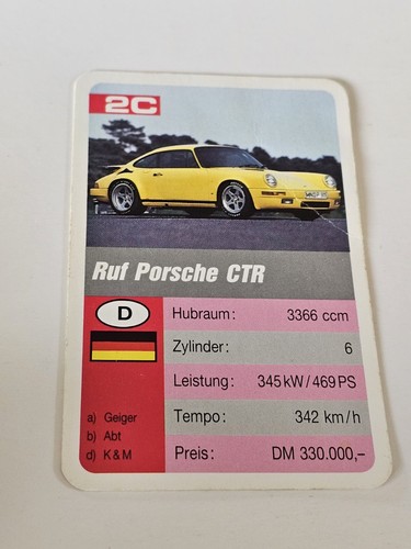 Porsche ruf ctr yellow 2c - ruf,
