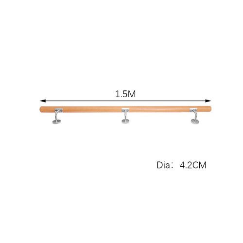 Beech wood stair handrail - wood,