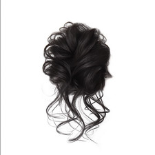 Curly Messy Bun Hair Piece