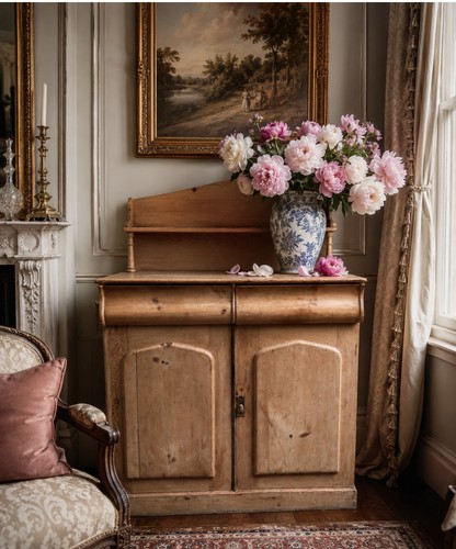 Antique victorian pine - l(343),