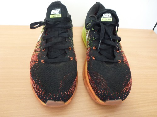 Nike flyknit max black - flyknit, black/atomic