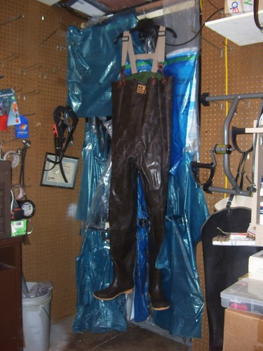 Hodgman rubber chest waders - rubber,