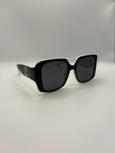 Chanel square sunglasses black - chanel,