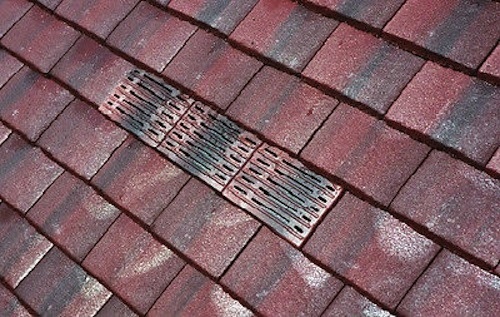 Plain tile vent roof - vent,
