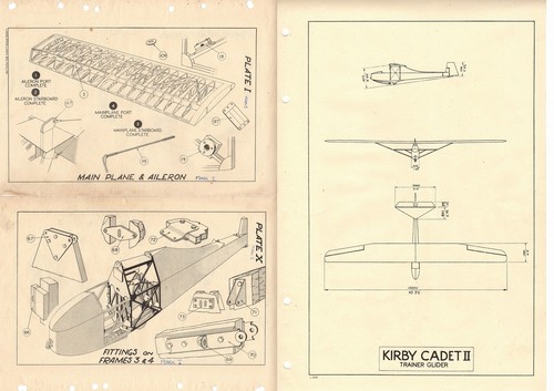 Kirby cadet glider sailplane - kirby,