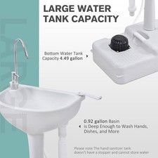 4.5 Gallon Portable Sink 17L