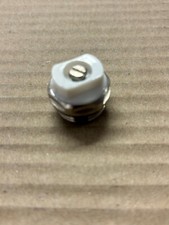 RADIATOR MANUAL AIR VENT & BLANK CHROME 1/2"  - FITS MOST RADS & TOWEL WARMERS