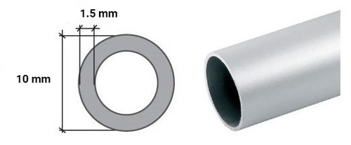 Stainless steel round tube - stainless, /