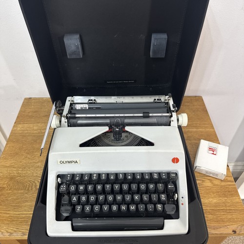 Olympia portable typewriter - olympia,