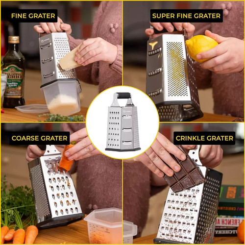 Sided food grater - sided, with