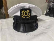 New Lancaster Boat Skipper Yachting Captain Peak Cap Military Cap