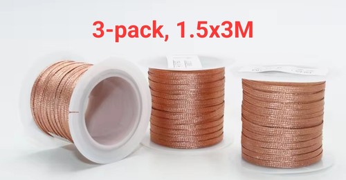 Solder wick braid set - solder, 3