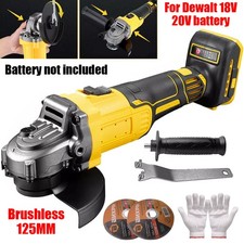Brushless Cordless Angle Grinder Efficient for Dewalt 18V 20V Batteries