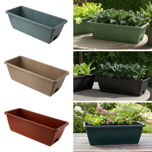 10x trough plant pots - trough, long
