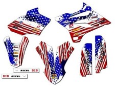 2015-2018 YZ 85 MERICA Usa Senge Graphics Kit Compatible with Yamaha