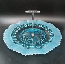 Aqua Blue Glass Art Deco Cake
