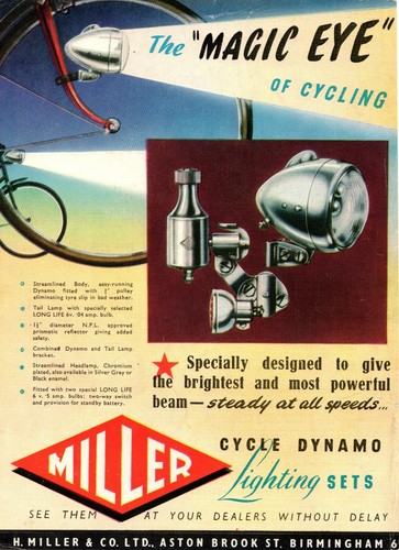 Vintage miller cycle - miller, dynamo