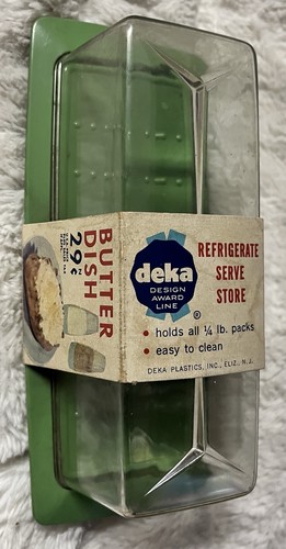 Vintage mcm deca green - deca, plastic