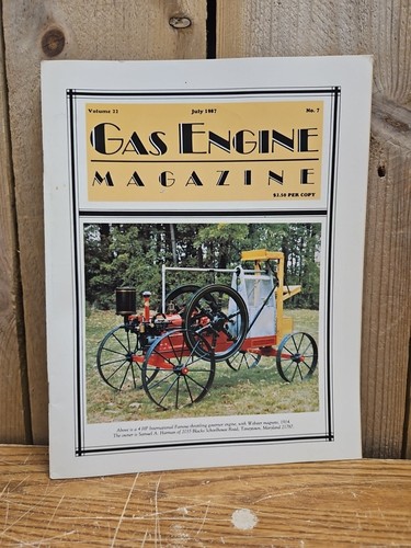 Gas engine magazine vintage - gas,