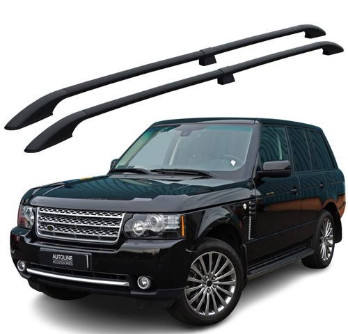 Black aluminium roof rack - aluminium,