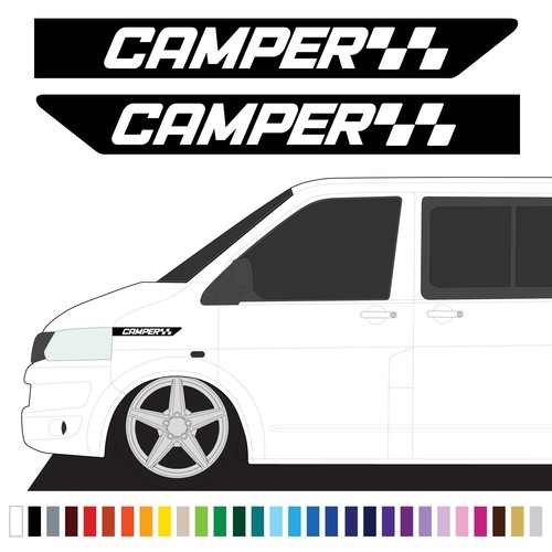 Camper flag wing - stickers, x