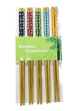 5 pairs Reusable Bamboo