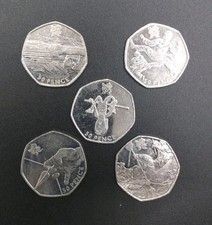 OLYMPIC JOBLOT X 5 50p coins