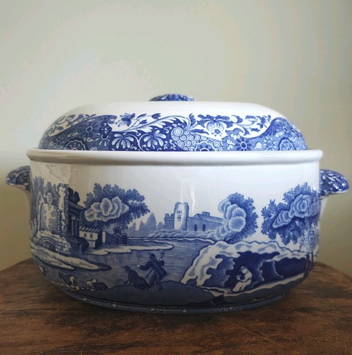 Spode blue italian oval - spode,