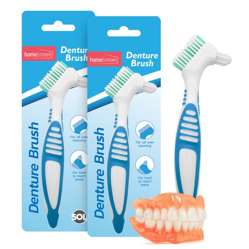 2pk denture brush - 2pk,