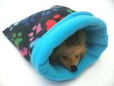 *COZY PETS* LARGE 10" x9" FLEECE SNUGGLE POUCH GUINEA PIG BED, BAG HEDGEHOG,RAT 