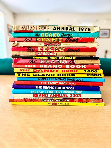 Retro comic annuals - retro, beano